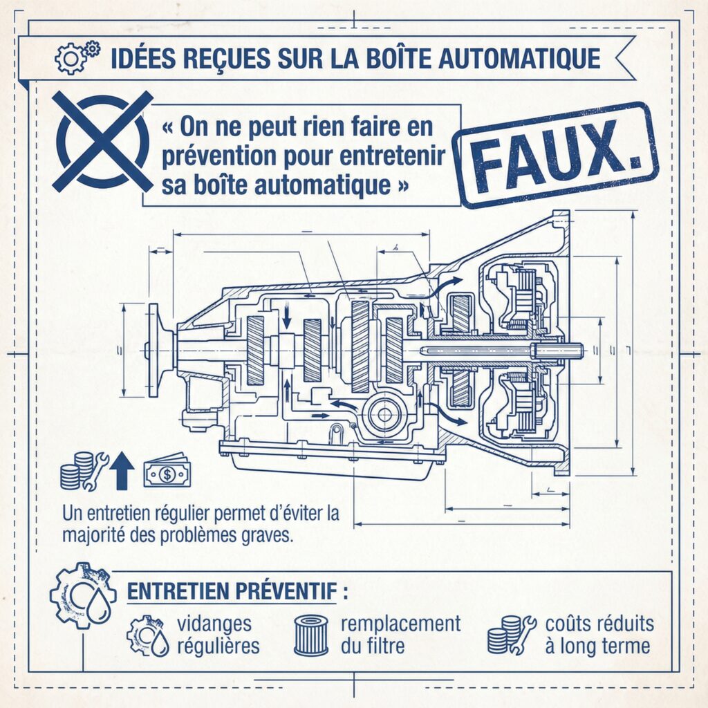 idées reçues sur la boîte automatique